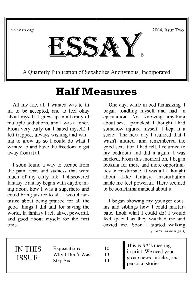 2004, Issue Two ESSAY Cover