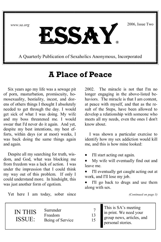 2006, Issue Two ESSAY Cover