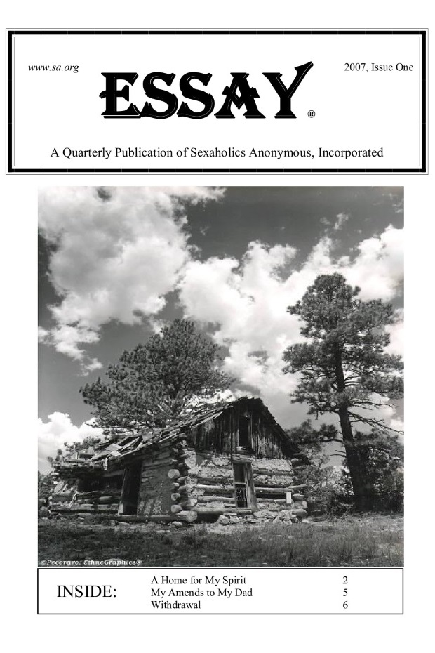 2007, Issue One ESSAY Cover