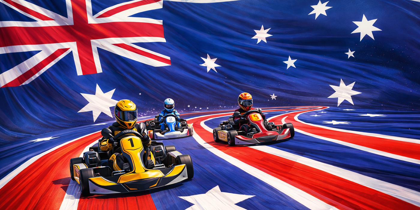 Australia Day Weekend- karting down under